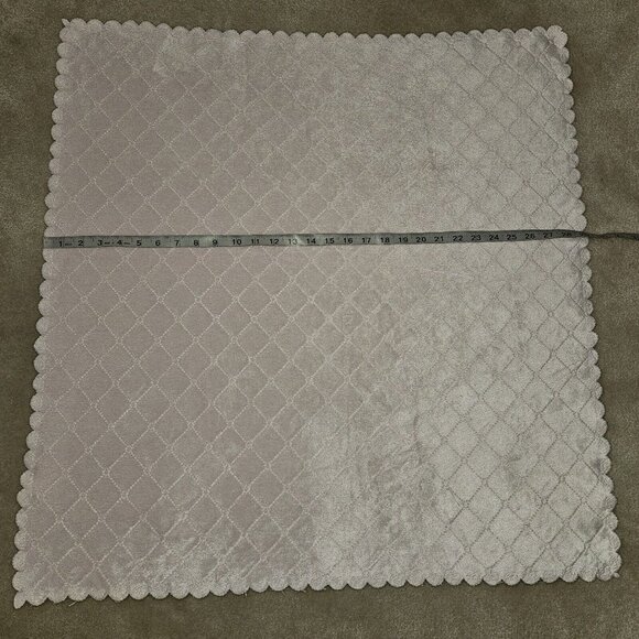 Mini Muffin Girl Baby Blanket Lovey Pink Fleece Quilted White Sherpa Soft 30x30 - Picture 5 of 6